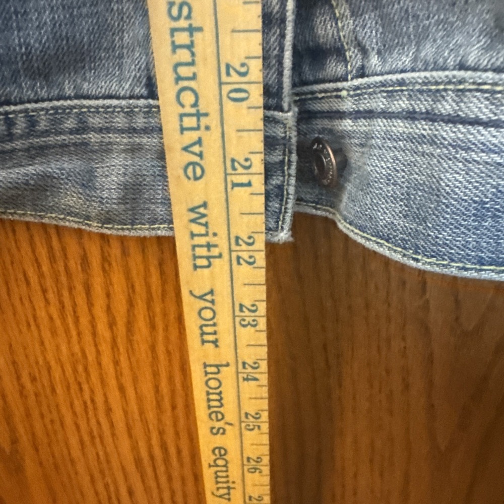 Old Navy Women's Classic Denim Jean Jacket Size M‎ Medium 100% Cotton Blue - Picture 4 of 5